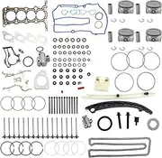 Engine Pistons Rebuild Kit w/HS26540PT-1 Head Gasket Kit for 2011-2016 Chevy Cruze/Sonic/Trax/Cruze Limited for Buick Encore 2013-2016 1.4L Turbo 16-Valve Engine