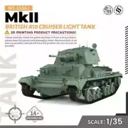 SSMODEL SS35561 1/35 Military Model Kit British A10 Cruiser MkII Light Tank