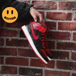 日韓代購 AIR JORDAN 1 MID ALTERNATE BRED 黑紅腳趾DQ8426-060