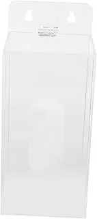 BELLIFFY Acrylic Wall Mounted Mask Dispenser Gloves Holder Transparent Storage Box for Masks Gloves and Tissue Space Saving Organizer for Hospitals Offices and Labs