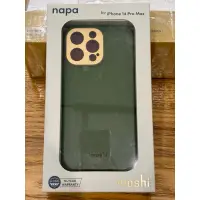 在飛比找蝦皮購物優惠-moshi napa 墨綠色 iPhone 14 PRO M