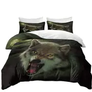 Cool Wildlife Animal Art Nightbreed Moon Wolf Quilt Cover