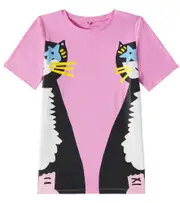 [Stella McCartney Kids] Stella McCartney Kids Cotton jersey dress Y 3 pink