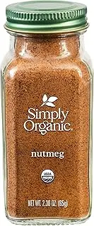Simply Organic Simply Organic Nutmeg Ground Large Glass 65g, 65 g