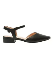 [Sandler] Amity Flat Leather Shoes in Black