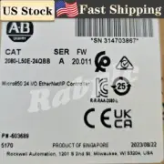 1PC New Factory Sealed AB 2080-L50E-24QBB Micro850 24 I/O EtherNet/IP Controller