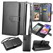 Takfox for Samsung Galaxy A23 5G/4G Case, Galaxy A23 Leather Wallet 01-Black