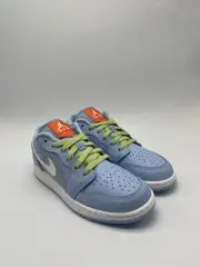 Nike Air Jordan 1 Low SE GS Stitch Psychic Blue DO8227-400 Youth Size 4.5