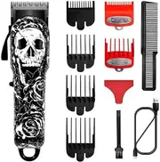 SURKER Hair Clippers for Men Professional Cordless Hair Trimmer Beard Trimmer Haircut Grooming Kit Barber Hair Cut Rechargeable
