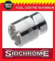 SIDCHROME SCMT13219 3/8” DRIVE 12pt 9mm TORQUEPLUS STANDARD SOCKET