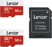 Paquete de 2 tarjetas Micro SD de 32 GB, tarjeta de memoria flash microSDHC UHS-