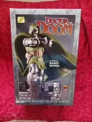 Rare sealed full size 14" Statue deco gift Dr. Doom Statue Randy Bowen maquette