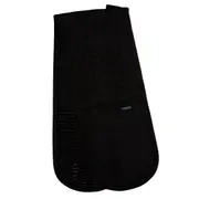 Ladelle Heat Proof Cooking Fashionable w/Pockets Lennox Black Double Oven Mitt
