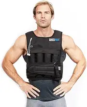 RUNmax Pro Weighted Vest 12lbs/ 20lbs/ 40lbs/ 50lbs/ 60lbs with Shoulder Pads Option