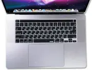 Black Silicone Keyboard Cover Skin for 2019 MacBook Pr Russian/English Language