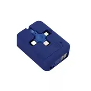 Type-C Micro USB Multi Charger 3 in 1 Retractable Charging Cable Blue