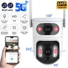 Security Camera Dual Lens WiFi Wireless System Home Outdoor Color Night Vision
