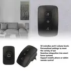 Wireless Doorbell Waterproof Smart LED Flash Alarm Elderly Call Button For H Set