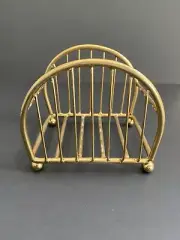 Coaster Holder For Round Coasters Gold Tone