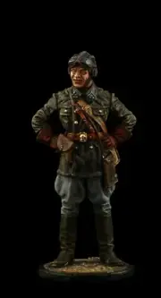 Tin soldier Museum (TOP) Lieutenant of the Armored Troops of the Red Army WW2