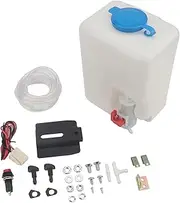 1.5L Car Windshield Washer Reservoir Pump Bottle Kit 12V Jet Switch Clean Tool For Car For Boats Compatible With Marine Classic