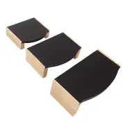 3 Pieces Jewelry Display Stand Set Jewelry Display Risers For Earrings Rings WPD