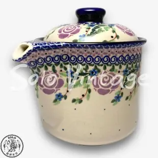 【SOLO 波蘭陶】Millena 波蘭陶 1000ML 茶壺 紫玫瑰系列