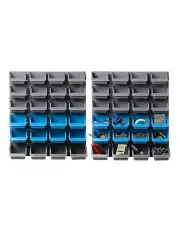 Giantz 48 Bin Wall Mounted Rack Storage Organiser