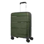 Pierre Cardin 4 Wheel Normandy Cabin Hard-Shell Travel Suitcase 54cm Green