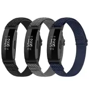 Huamanlou Adjustable Elastic Nylon Sport Bands Compatible with Fitbit Inspire...