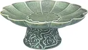 salomayes Small Vintage Footed Ceramic Decorative Bowl,Unique Glazed Finish with Color Gradient,Suitable key Dish Bowl for Entryway Table, Fruit Bowl for Kitchen Counter,Perfect Home Decor.