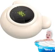 Bath Thermometers Baby, Floating Baby Bath Thermometer Digital, Digital Safe Bathtub Thermometers with LED Display, Esentials for New Born for Hot Tub Swimming Pool Shower Nursery