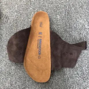 BIRKENSTOCK軟木拖鞋男女同款牛皮絨面革涼拖Kyoto系列1009 YUZB