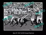 OLD POSTCARD SIZE PHOTO OF THE STURT FC 1967 SANFL GRAND FINAL WIN