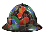Cool Hard Hats Unisex ABORIGINAL TSI AUSSIE FLAGS Pro Choice Wide Hard Hat