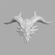 Dragonborn Warrior v2 custom head for Mythic Legions & other action figures