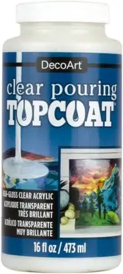 DecoArt Clear Pouring Topcoat-16oz DS134-65
