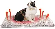 MORA PETS Self Heating Cat Bed Heated Cat Blanket Washable Warming Pet Pad Electric-Free Heat Bed Puppy Cushion Small Thermal Mat Reversible 70 x 46 cm