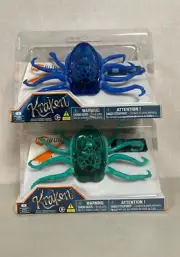 2 Pack HEXBUG KRAKEN Remote Control Rechargeable 6-inch 8-Legged Squirmy Crawler