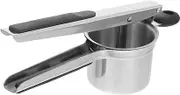 Gatuida Manual Potato Ricer Stainless Steel Versatile Kitchen Tool for Mashing Vegetables Fruits Easy to Use and Maintain