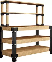 Universal Steel Work Bench Leg Kit, Garage Storage Shelving Frame Workbenches Cu