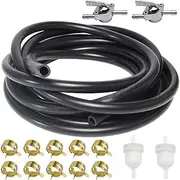 ZAMDOE 3/16 5mm 2 Meters Fuel Line Hose Kit for Honda for Briggs and Stratton for Kohler for Predator 196cc 212cc 6.5hp 5.5hp 8hp 9hp 11hp 13hp Small Engines for Lawnmowers Snowblowers ATV Mini Bikes