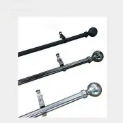 Mental Window Curtain Rod/Pole Diameter 25mm Extendable 165cm to 320cm