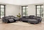 GAGE FABRIC 2 Seater Sofa with Inbuilt Electric Recliners