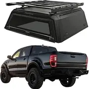 ATATNK Truck Aluminum Canopy Camper 4X4 Pickup Hardtop Topper F150 Truck Tonneau Cover Seal Compatible for Raptor Ranger Toyota Hilux Tacoma Tundra