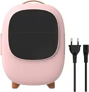 8L Mini Fridge, Cool/Heat Bifunctional, Portable Beauty Makeup Skincare Fridge, Compact Cooler Warmer, for Skincare, Office, Car, Ac/Dc