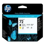 Hewlett Packard 72 MATTE BLACK AND YELLOW PRINTHEAD C9384A