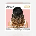 Streax Hair Colour Highlight Kit | Blonde Hair Colour- Pack of 1 (220gm)