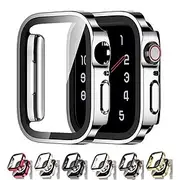Watch Case with Screen Protector Compatible with Apple Watch Ultra 49mm / Series 8 7 41mm 45mm / Series 6 5 4 SE 40mm 44mm Shockproof Hard PC Watch Cover