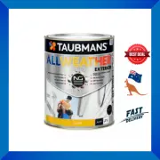Taubmans Black Gloss All Weather Exterior Paint - 1L